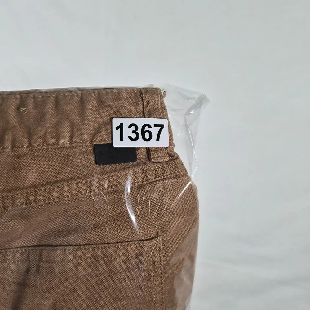 The North Face Men's Size 30 Brown Canvas Pants Straight Leg Outdoor Hiking